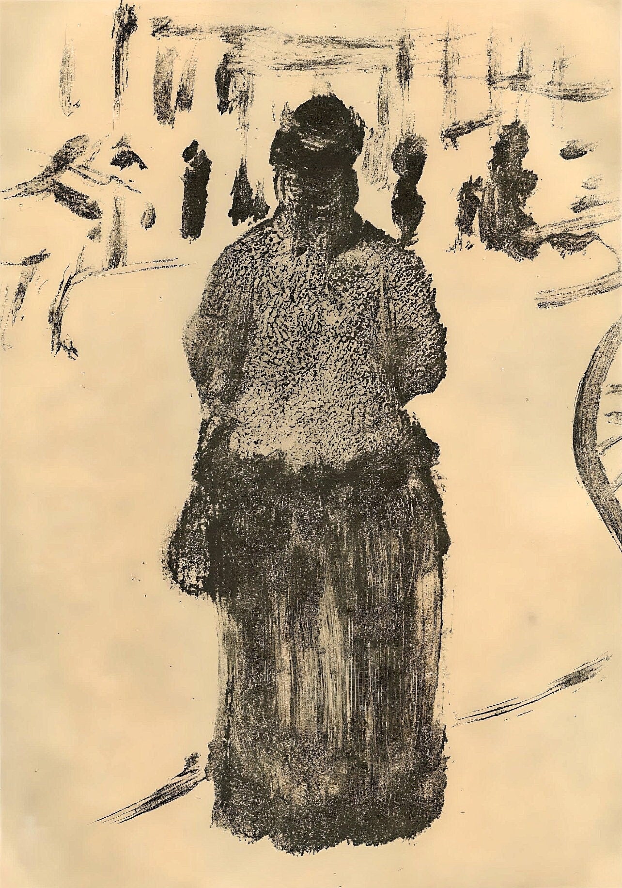 Edgar Degas, Famille Cardinal, E. Degas Monotypes, Monotype