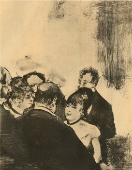 Edgar Degas, Famille Cardinal, E. Degas Monotypes, Monotype