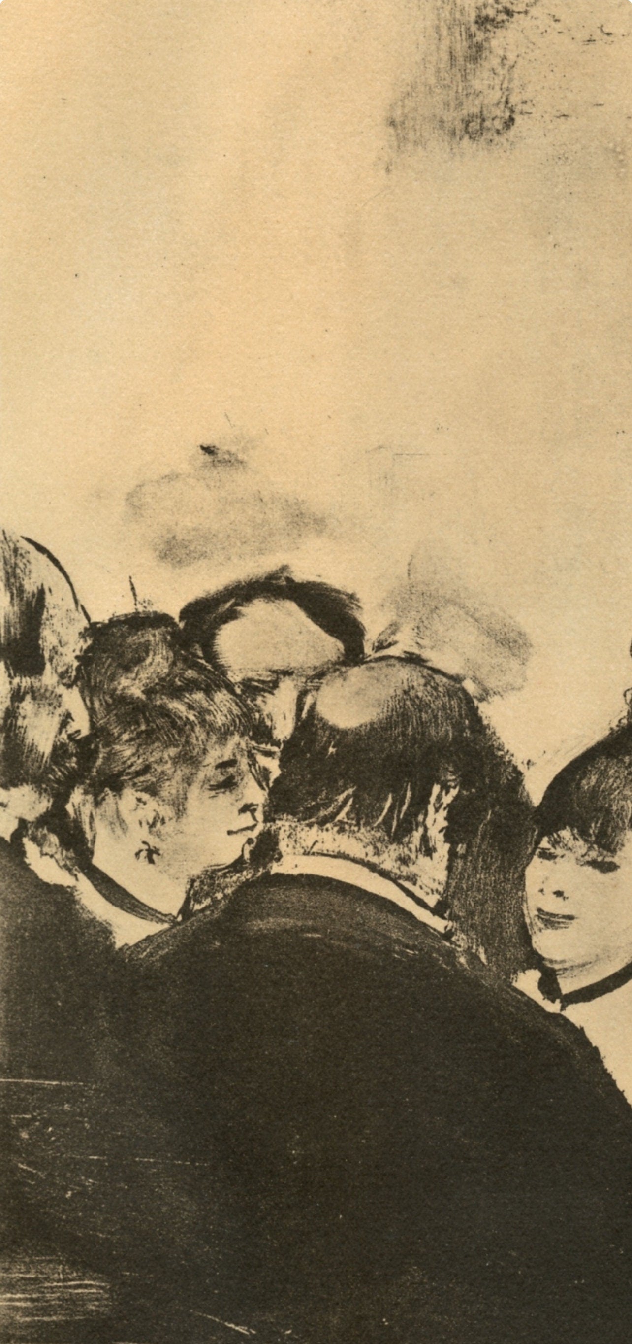 Edgar Degas, Famille Cardinal, E. Degas Monotypes, Monotype