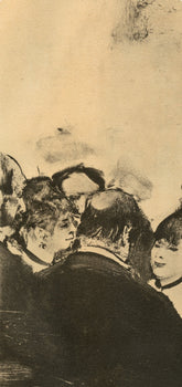 Edgar Degas, Famille Cardinal, E. Degas Monotypes, Monotype