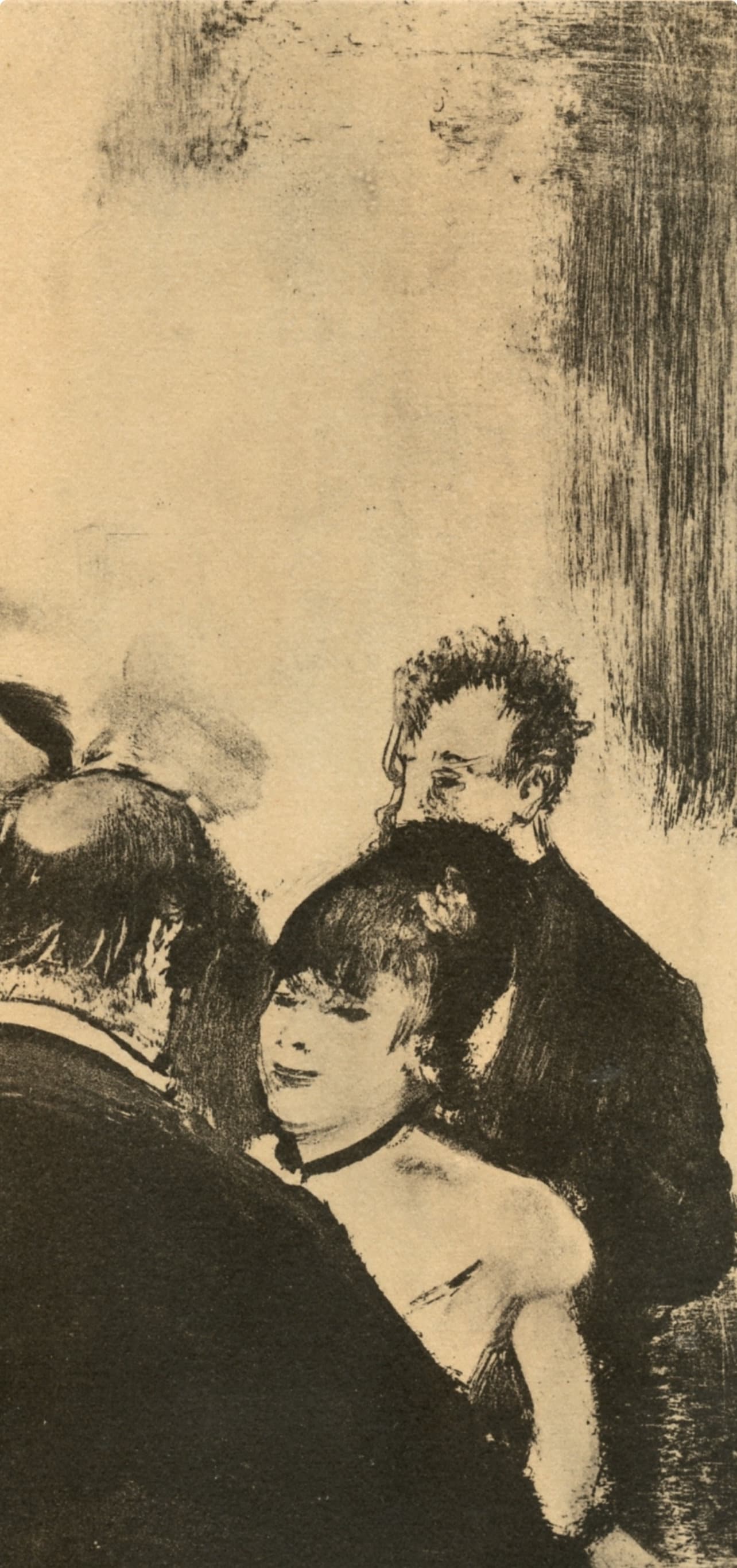 Edgar Degas, Famille Cardinal, E. Degas Monotypes, Monotype