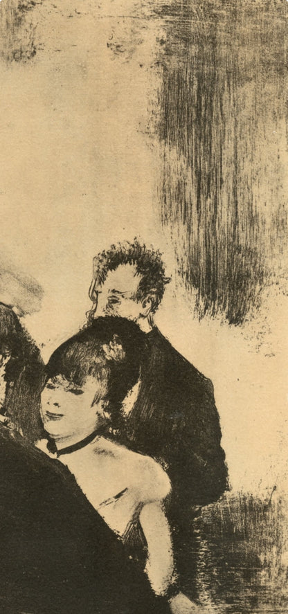 Edgar Degas, Famille Cardinal, E. Degas Monotypes, Monotype
