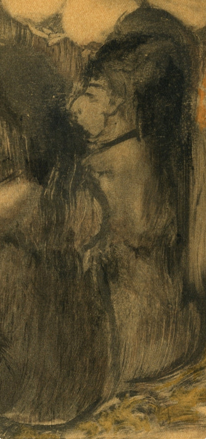Edgar Degas, Trois Femmes De Dos, E. Degas Monotypes, Monotype