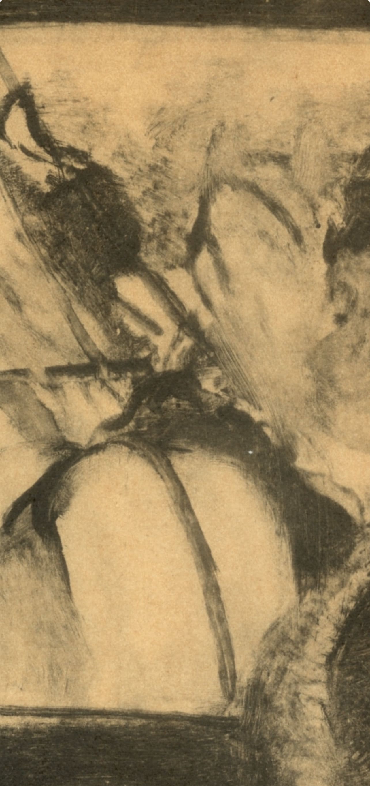 Edgar Degas, Dans L'Omnibus, E. Degas Monotypes, Monotype