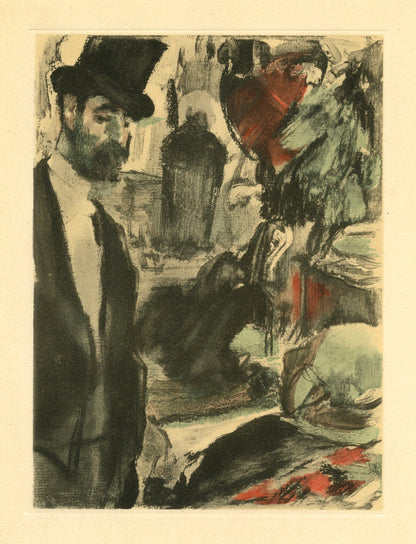 Edgar Degas, Famille Cardinal, E. Degas Monotypes, Monotype