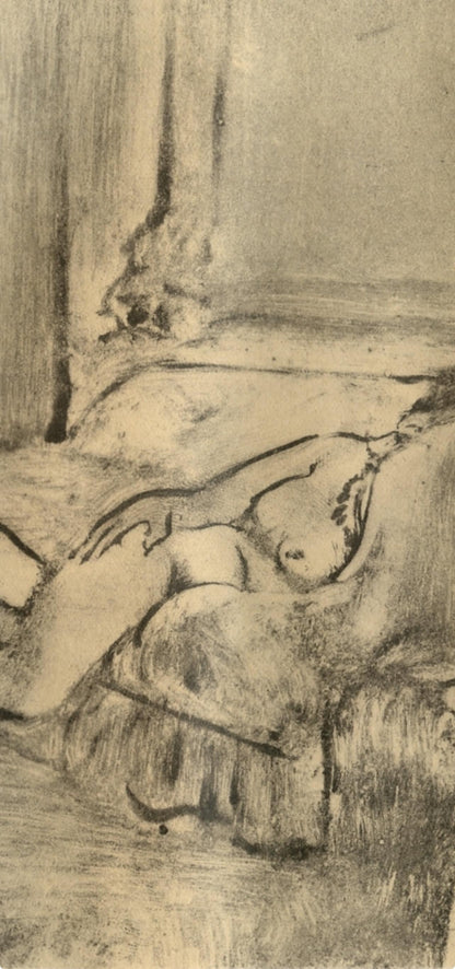 Edgar Degas, Au Salon, E. Degas Monotypes, Monotype