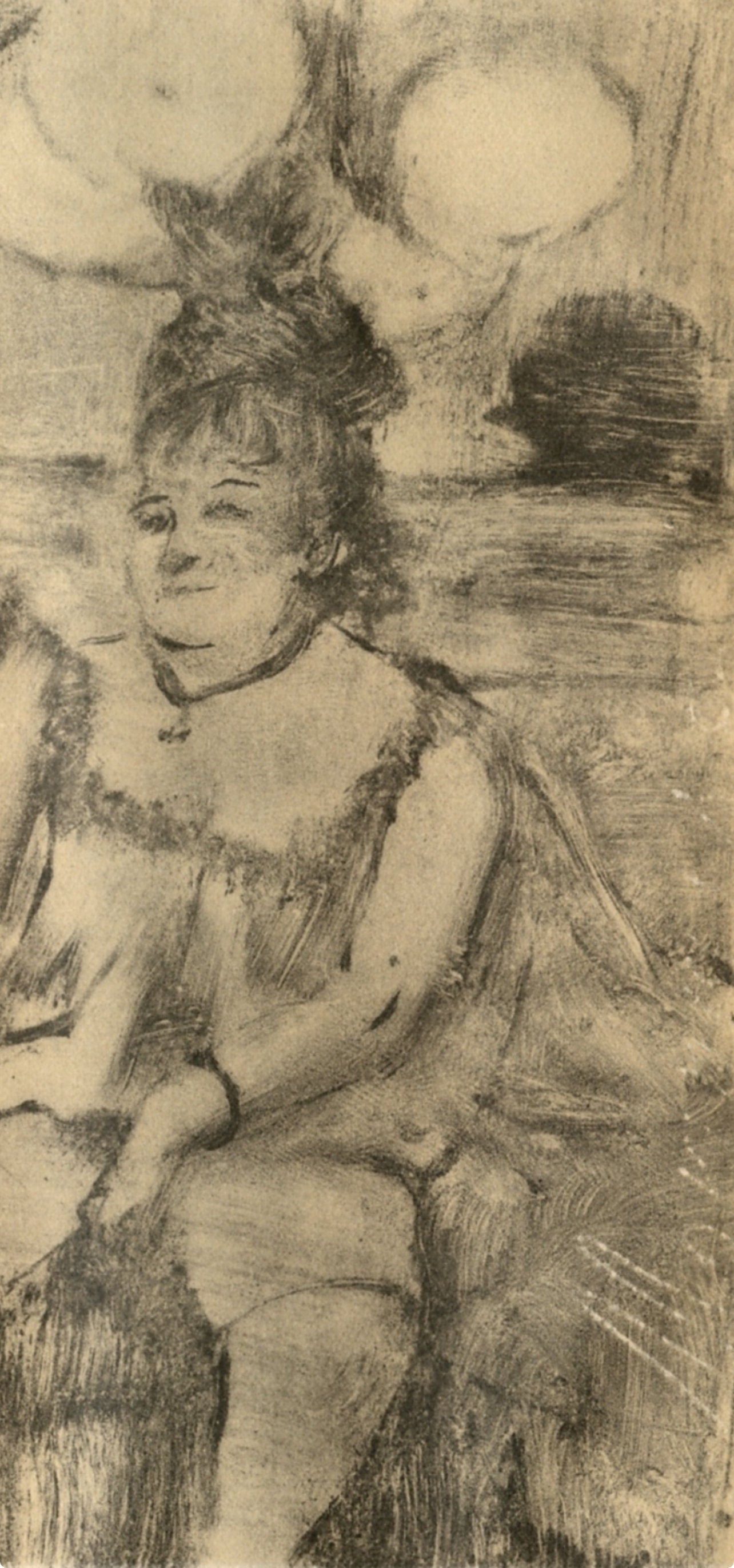 Edgar Degas, Au Salon, E. Degas Monotypes, Monotype