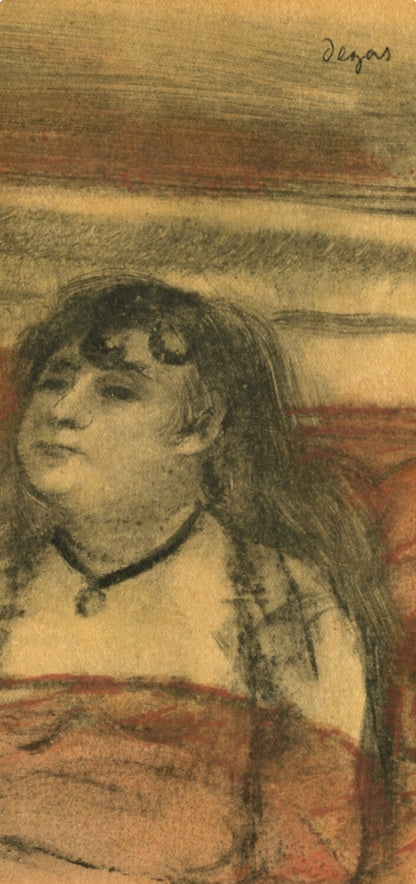 Edgar Degas, Au Salon, E. Degas Monotypes, Monotype
