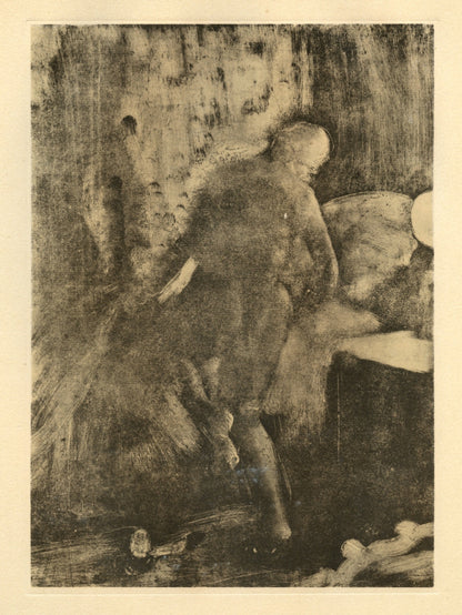 Edgar Degas, Le Coucher, E. Degas Monotypes, Monotype