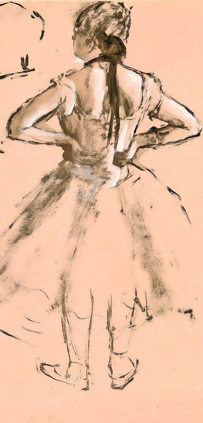 Edgar Degas, La Danseuse De Dos, E. Degas Monotypes, Monotype