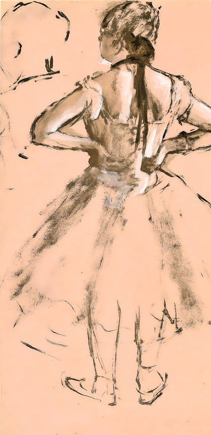 Edgar Degas, La Danseuse De Dos, E. Degas Monotypes, Monotype