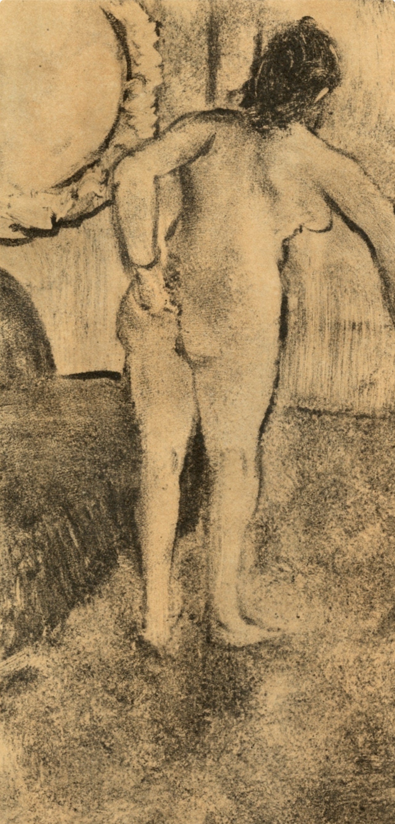 Edgar Degas, Nu Debout, E. Degas Monotypes, Monotype