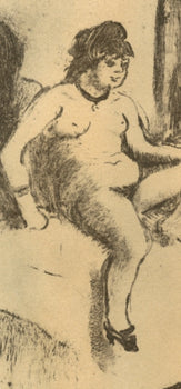 Edgar Degas, Attente, E. Degas Monotypes, Monotype