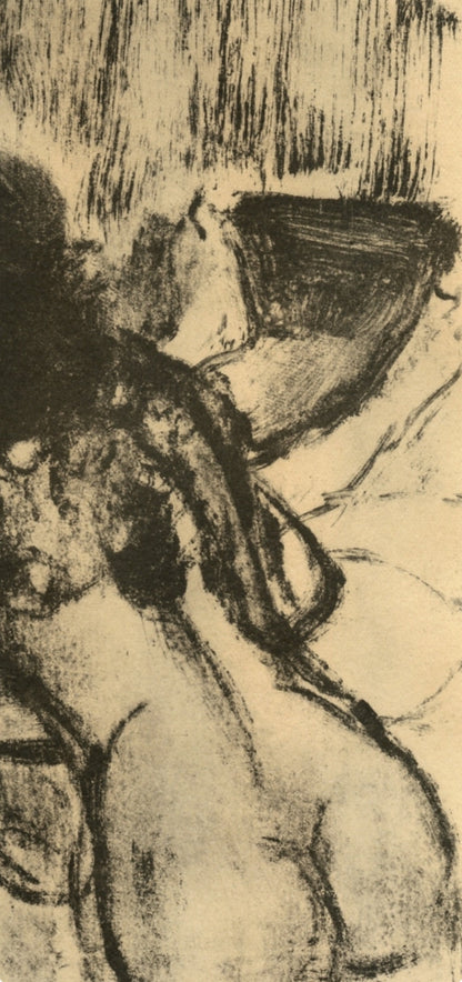 Edgar Degas, Conversation, E. Degas Monotypes, Monotype