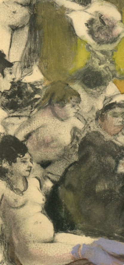 Edgar Degas, La Fete De La Patronne, E. Degas Monotypes, Monotype