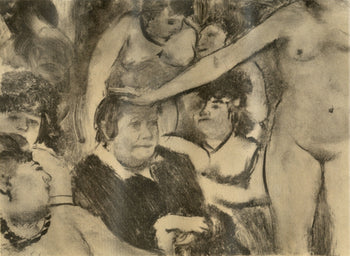 Edgar Degas, Petite Fete De La Patronne, E. Degas Monotypes, Monotype