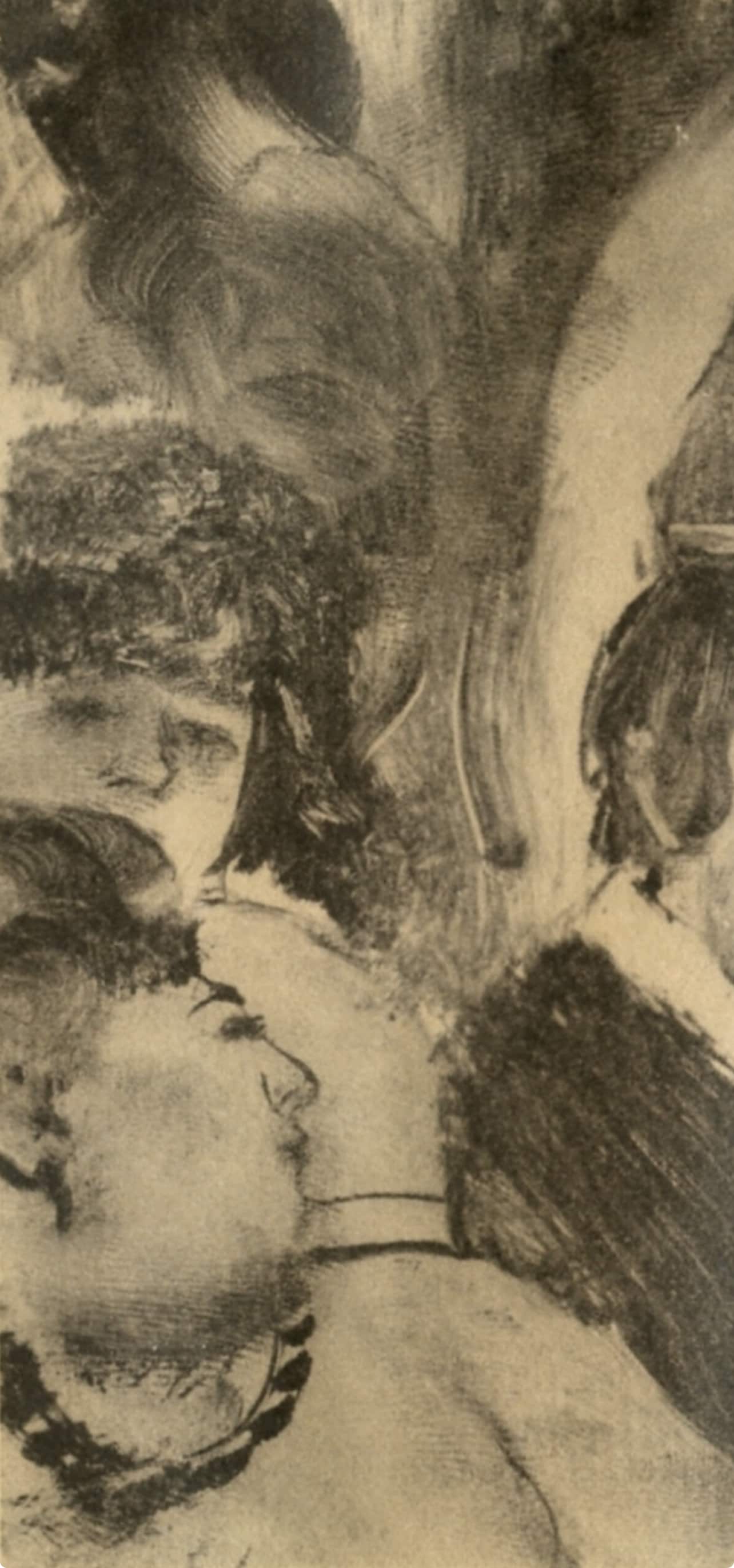 Edgar Degas, Petite Fete De La Patronne, E. Degas Monotypes, Monotype