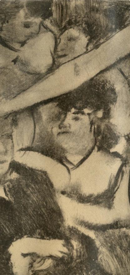 Edgar Degas, Petite Fete De La Patronne, E. Degas Monotypes, Monotype