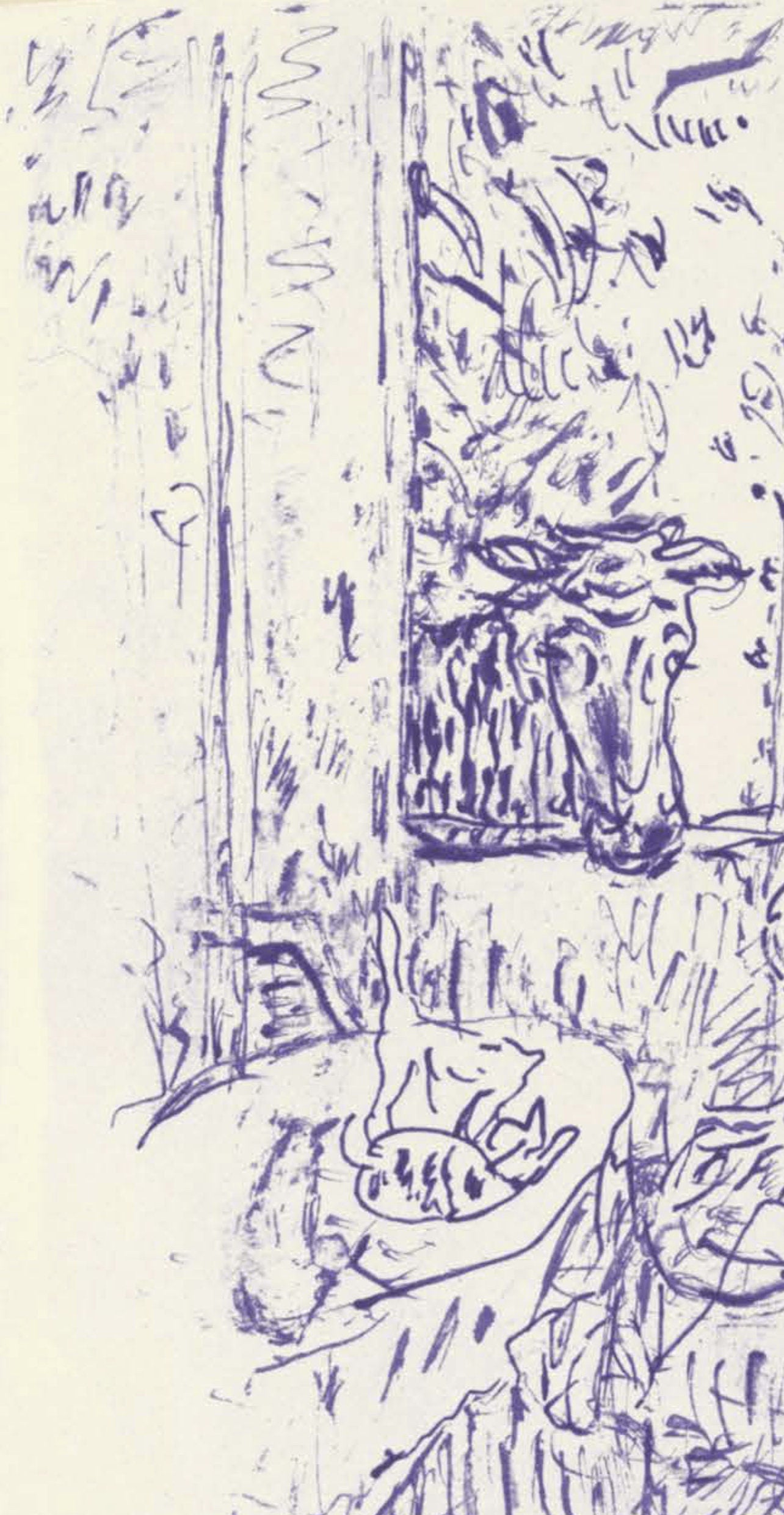 Pierre Bonnard, Composition (Terrasse 54), Pierre Bonnard Correspondences, Lithograph