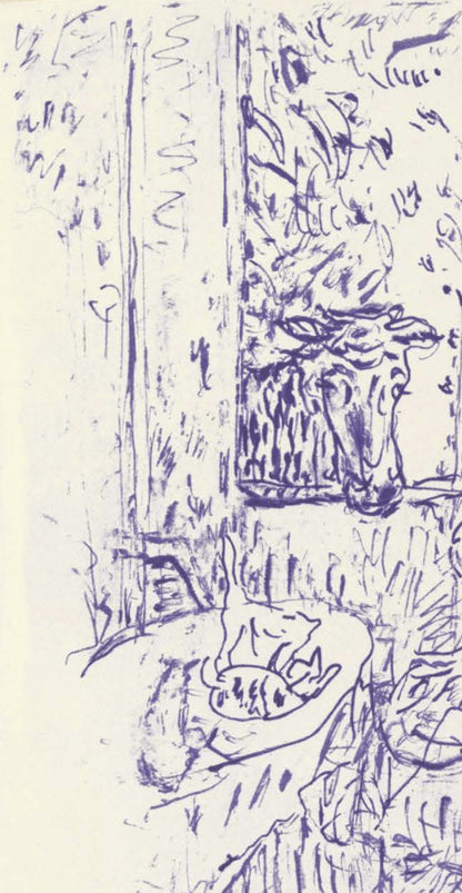 Pierre Bonnard, Composition (Terrasse 54), Pierre Bonnard Correspondences, Lithograph