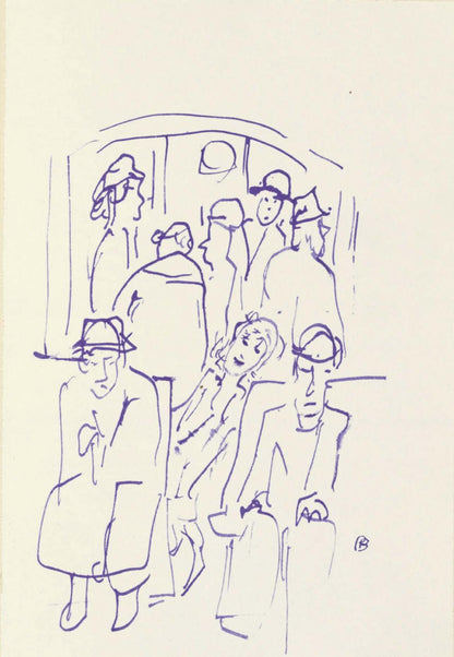 Pierre Bonnard, Composition (Terrasse 54), Pierre Bonnard Correspondences, Lithograph