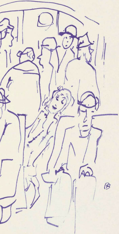 Pierre Bonnard, Composition (Terrasse 54), Pierre Bonnard Correspondences, Lithograph