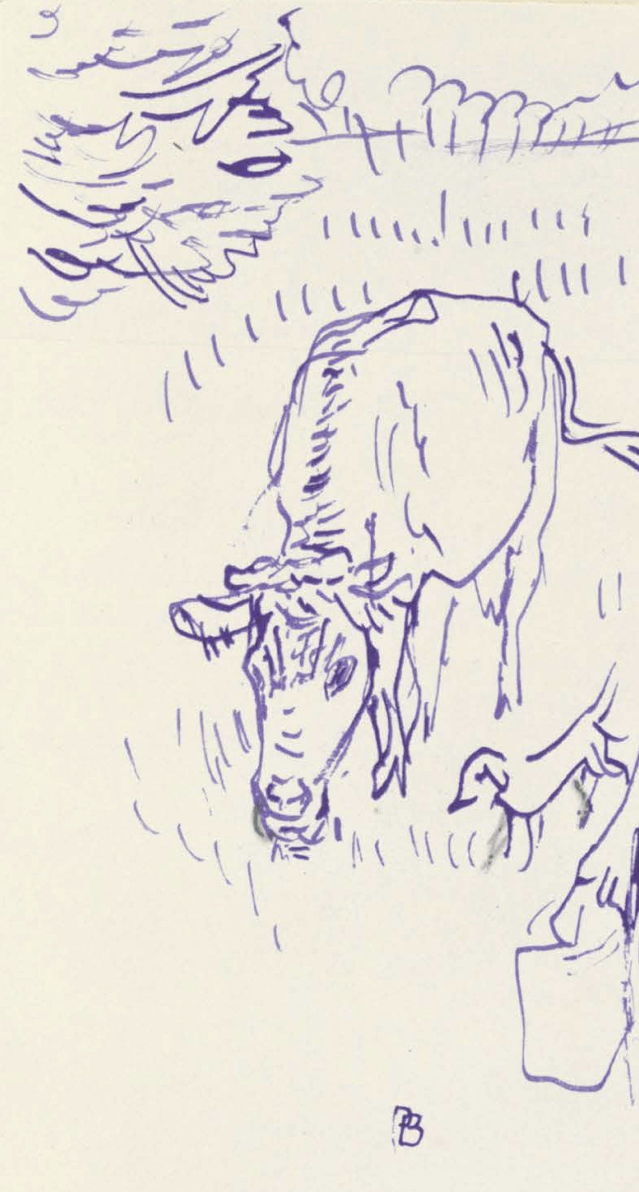 Pierre Bonnard, Composition (Terrasse 54), Pierre Bonnard Correspondences, Lithograph