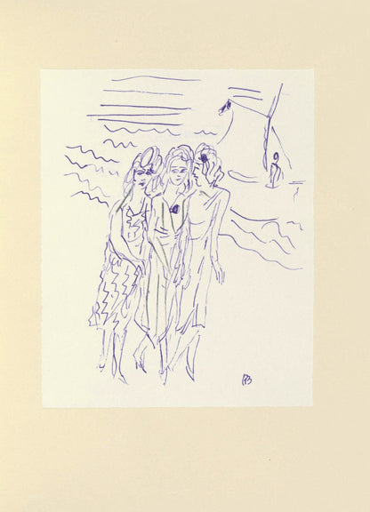Pierre Bonnard, Composition (Terrasse 54), Pierre Bonnard Correspondences, Lithograph