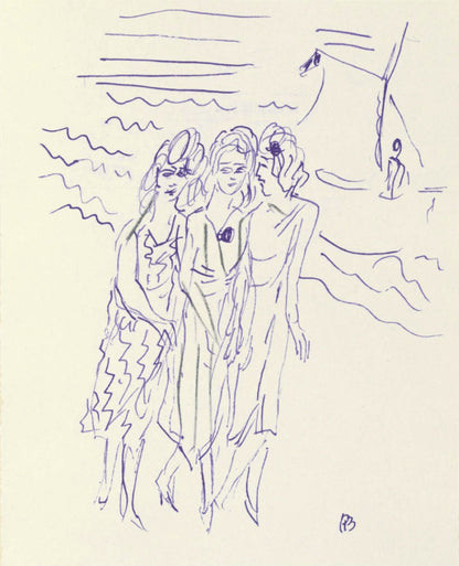 Pierre Bonnard, Composition (Terrasse 54), Pierre Bonnard Correspondences, Lithograph