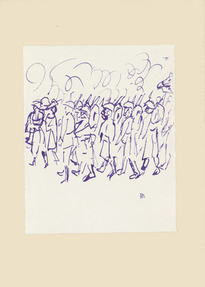 Pierre Bonnard, Composition (Terrasse 54), Pierre Bonnard Correspondences, Lithograph