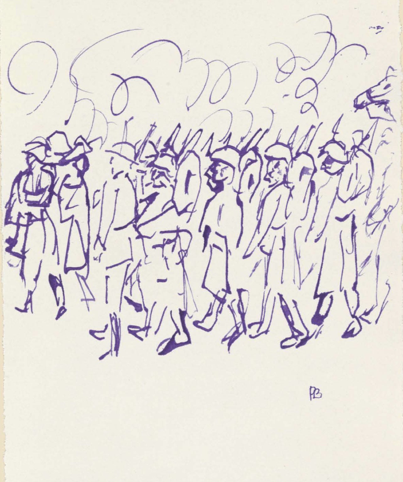 Pierre Bonnard, Composition (Terrasse 54), Pierre Bonnard Correspondences, Lithograph