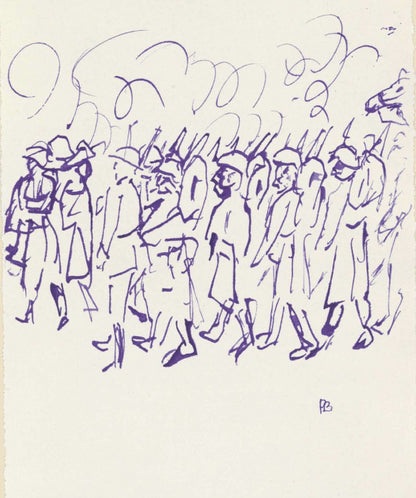 Pierre Bonnard, Composition (Terrasse 54), Pierre Bonnard Correspondences, Lithograph