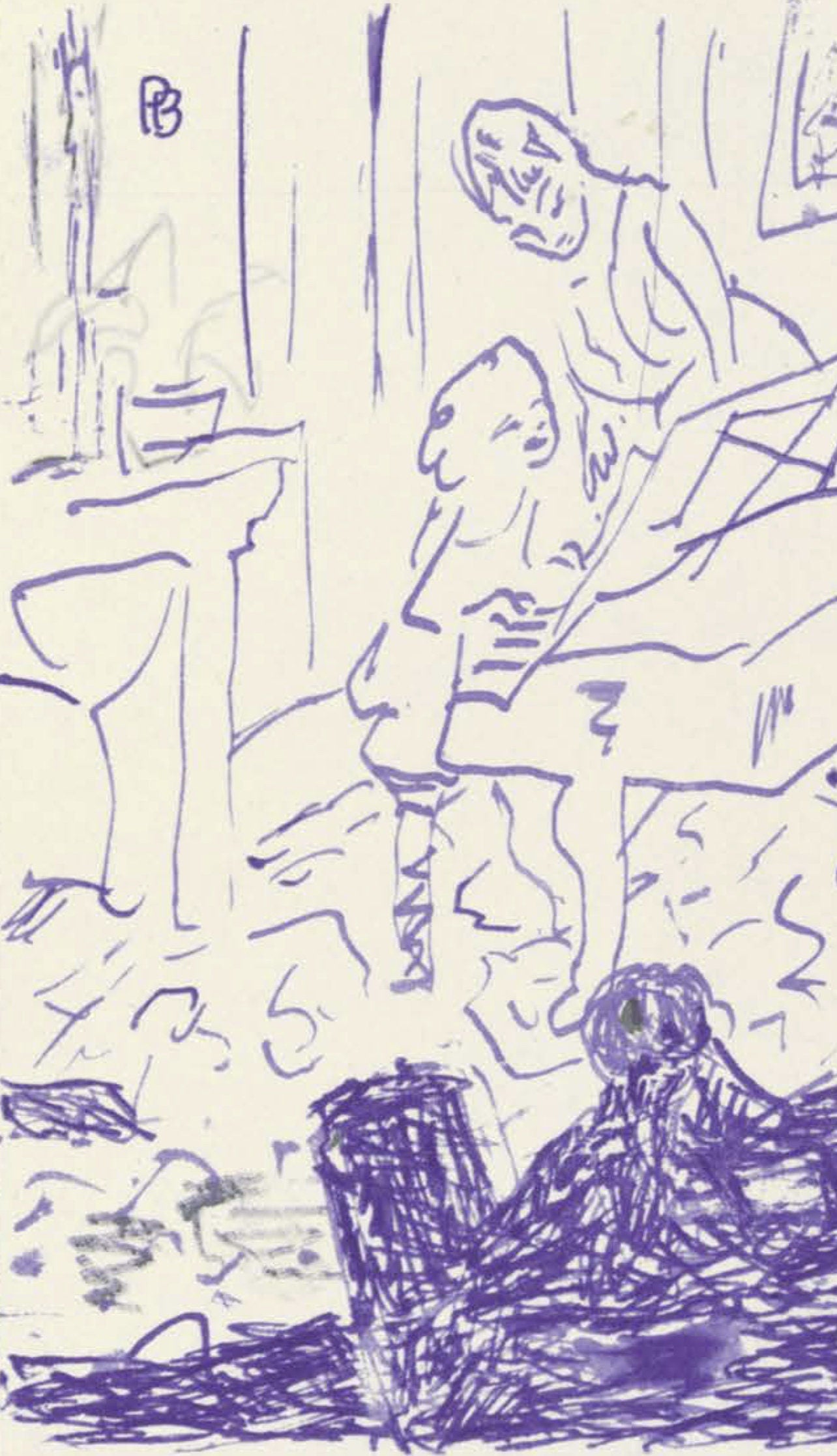 Pierre Bonnard, Composition (Terrasse 54), Pierre Bonnard Correspondences, Lithograph