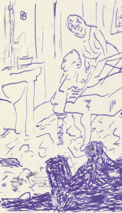 Pierre Bonnard, Composition (Terrasse 54), Pierre Bonnard Correspondences, Lithograph