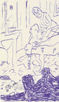 Pierre Bonnard, Composition (Terrasse 54), Pierre Bonnard Correspondences, Lithograph