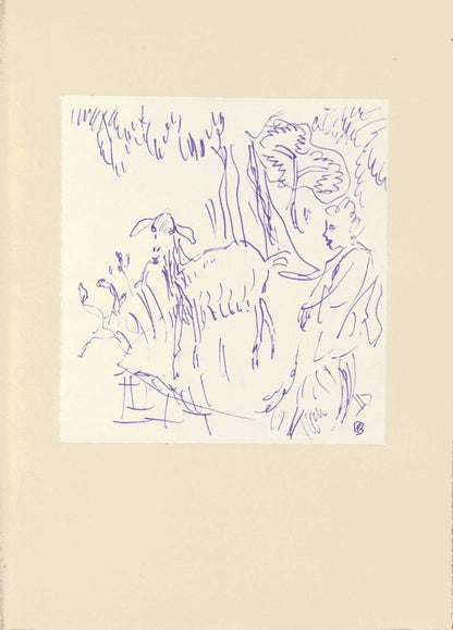 Pierre Bonnard, Composition (Terrasse 54), Pierre Bonnard Correspondences, Lithograph