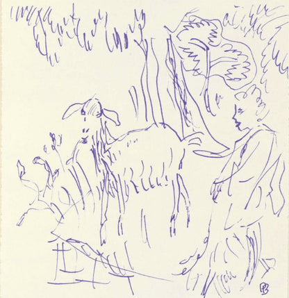 Pierre Bonnard, Composition (Terrasse 54), Pierre Bonnard Correspondences, Lithograph