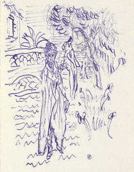 Pierre Bonnard, Composition (Terrasse 54), Pierre Bonnard Correspondences, Lithograph