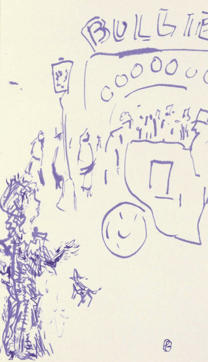 Pierre Bonnard, Composition (Terrasse 54), Pierre Bonnard Correspondences, Lithograph