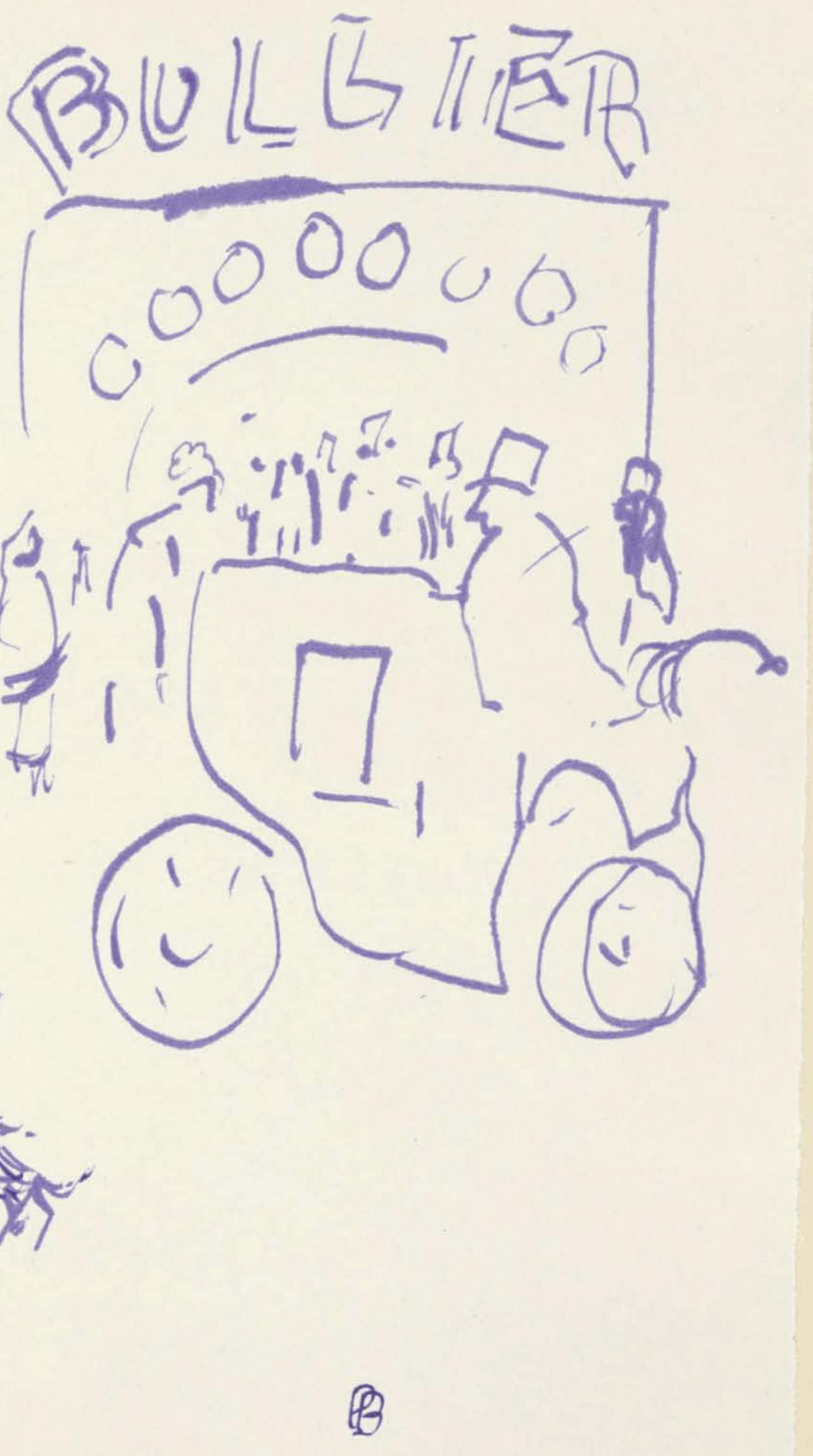 Pierre Bonnard, Composition (Terrasse 54), Pierre Bonnard Correspondences, Lithograph