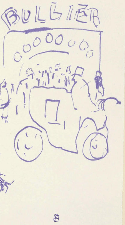 Pierre Bonnard, Composition (Terrasse 54), Pierre Bonnard Correspondences, Lithograph