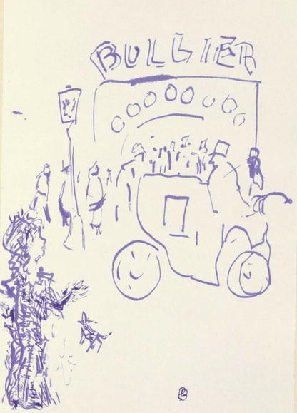 Pierre Bonnard, Composition (Terrasse 54), Pierre Bonnard Correspondences, Lithograph