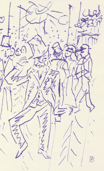 Pierre Bonnard, Composition (Terrasse 54), Pierre Bonnard Correspondences, Lithograph