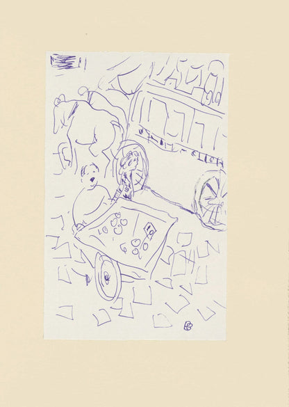 Pierre Bonnard, Composition (Terrasse 54), Pierre Bonnard Correspondences, Lithograph