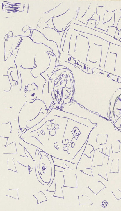 Pierre Bonnard, Composition (Terrasse 54), Pierre Bonnard Correspondences, Lithograph