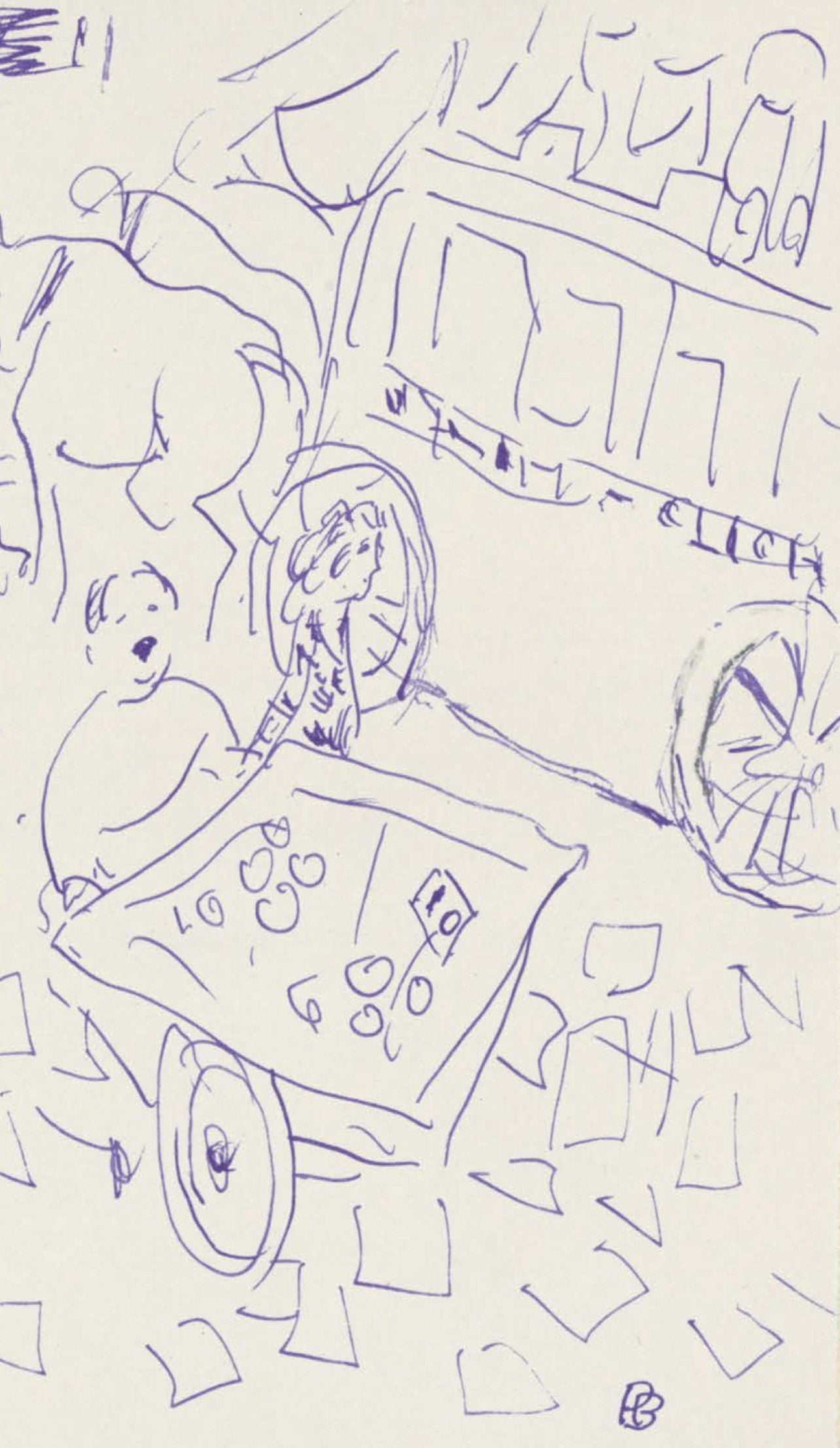 Pierre Bonnard, Composition (Terrasse 54), Pierre Bonnard Correspondences, Lithograph