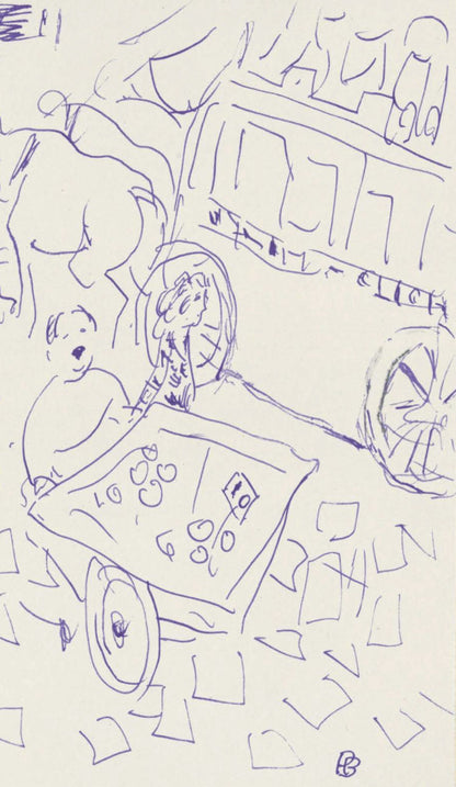 Pierre Bonnard, Composition (Terrasse 54), Pierre Bonnard Correspondences, Lithograph