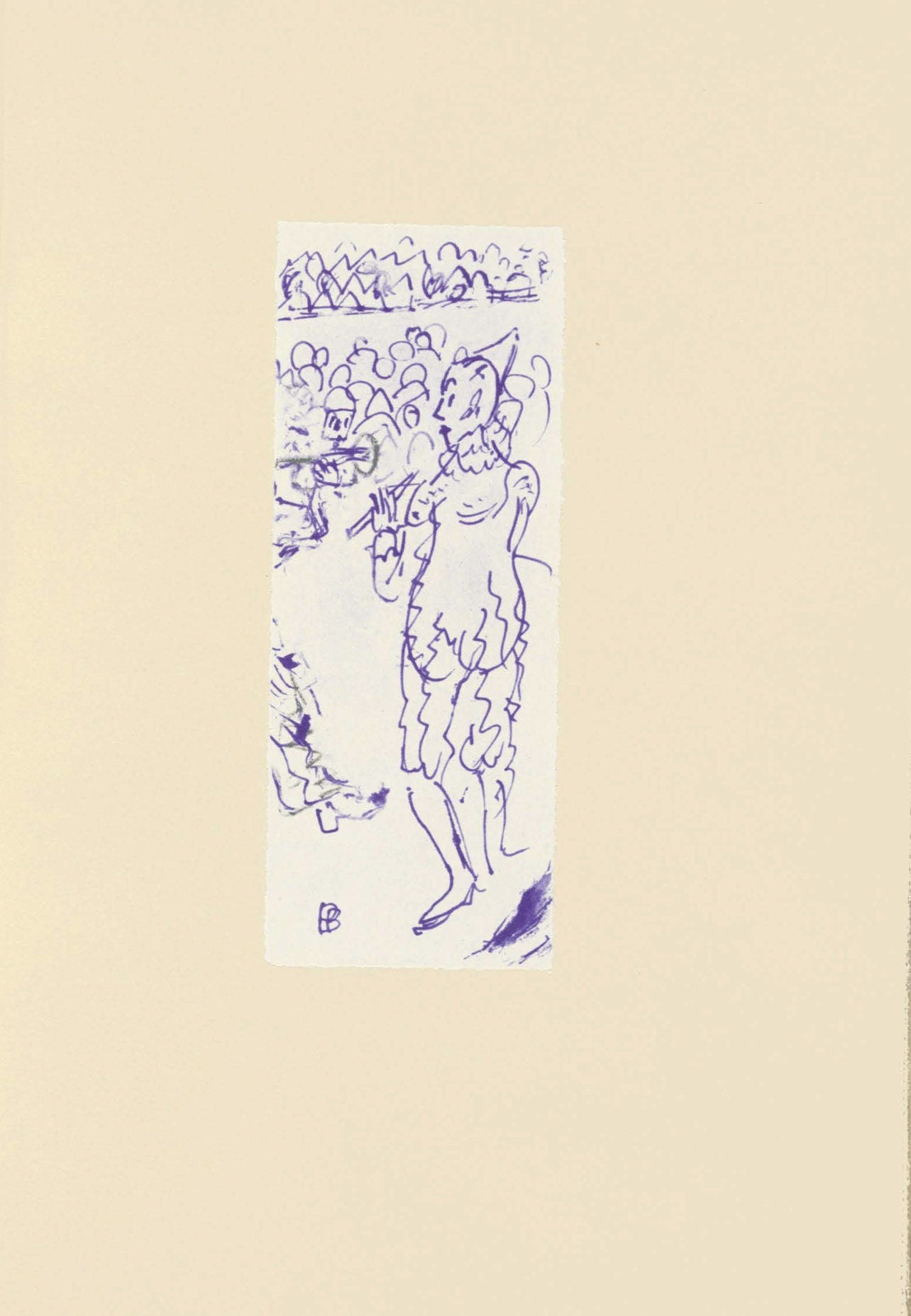 Pierre Bonnard, Composition (Terrasse 54), Pierre Bonnard Correspondences, Lithograph