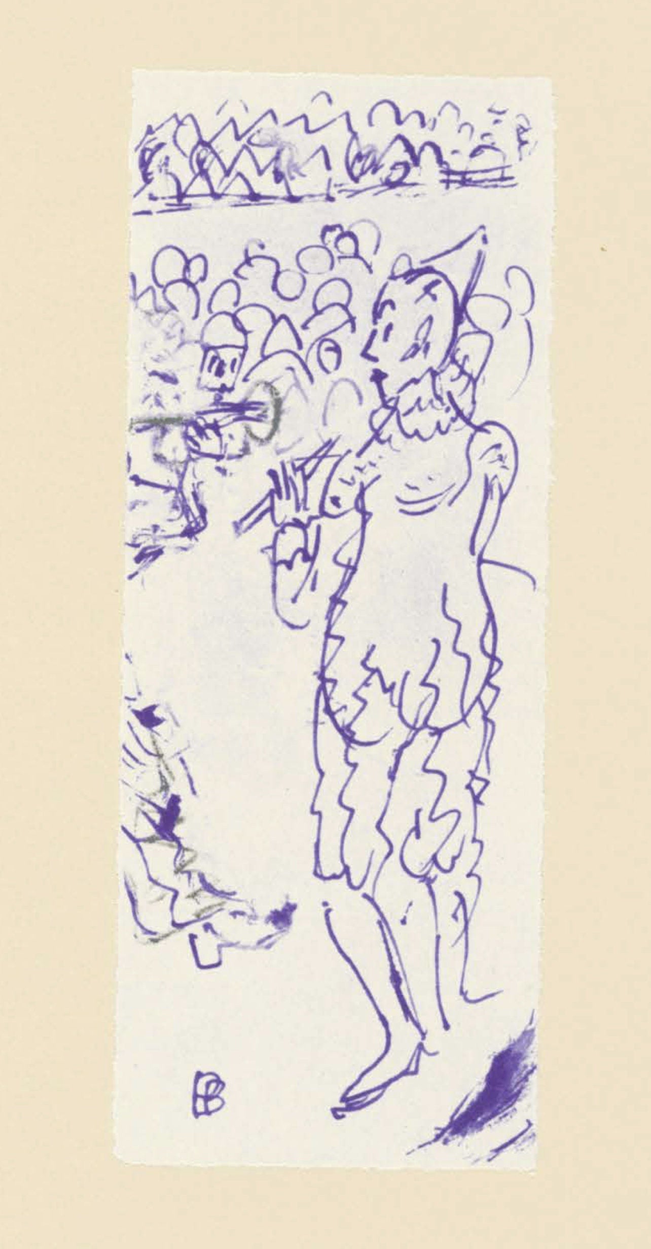 Pierre Bonnard, Composition (Terrasse 54), Pierre Bonnard Correspondences, Lithograph