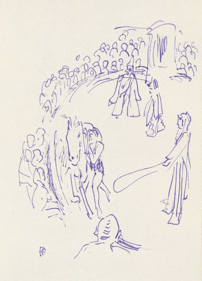 Pierre Bonnard, Composition (Terrasse 54), Pierre Bonnard Correspondences, Lithograph